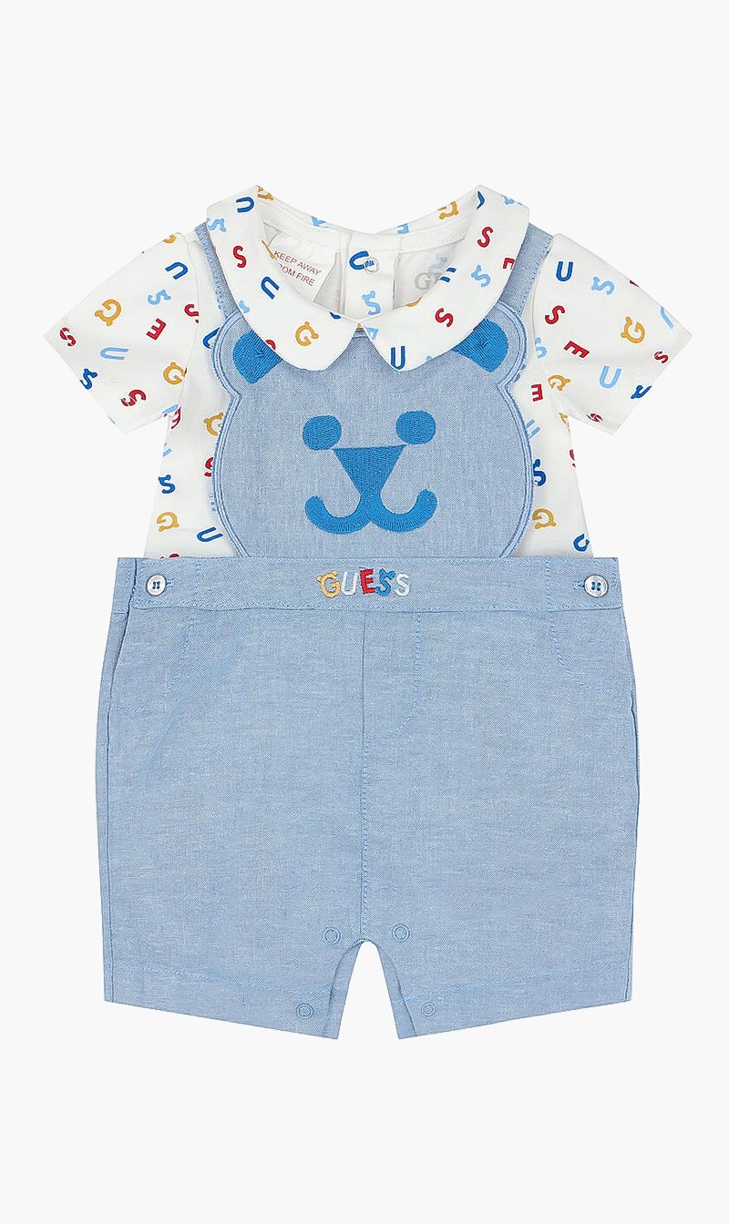 

Set Ss Body+oxford Shortall, Blue