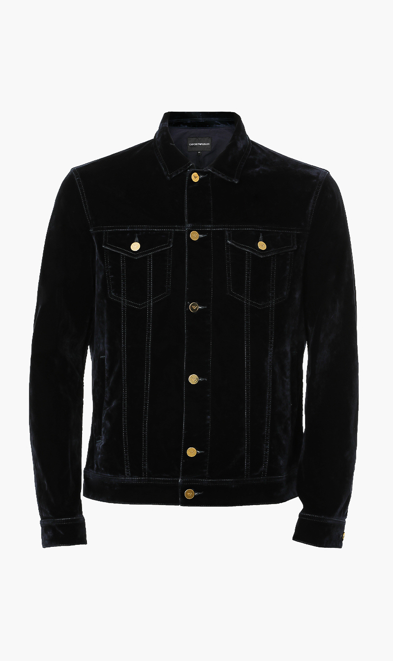 

Emporio Armani Velvet Jacket With Logo