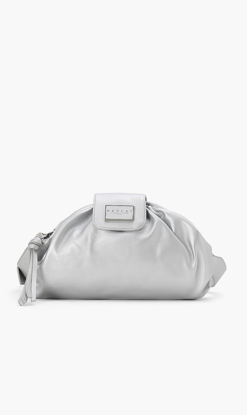 

Borse Leather Crossbody, Silver