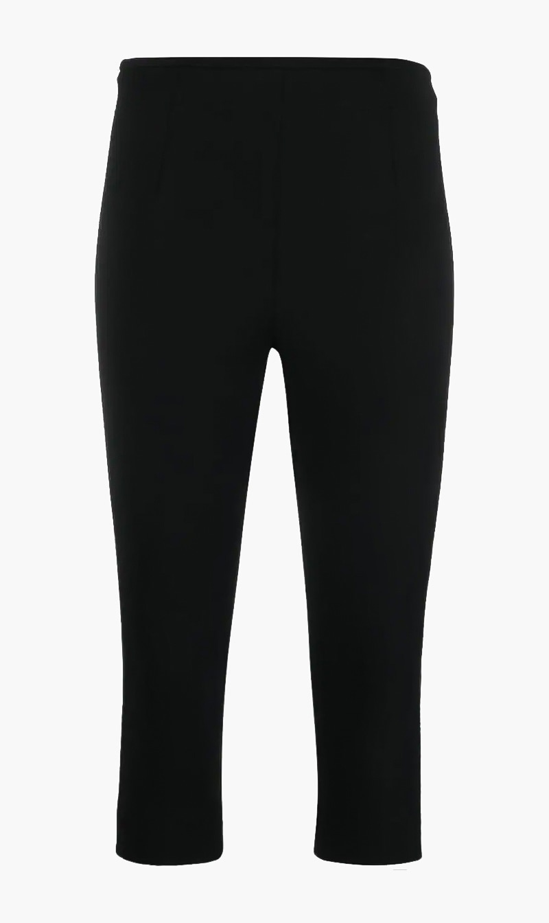 

Tory Burch Black Crepe Cropped Pant for Women | The Deal Outlet