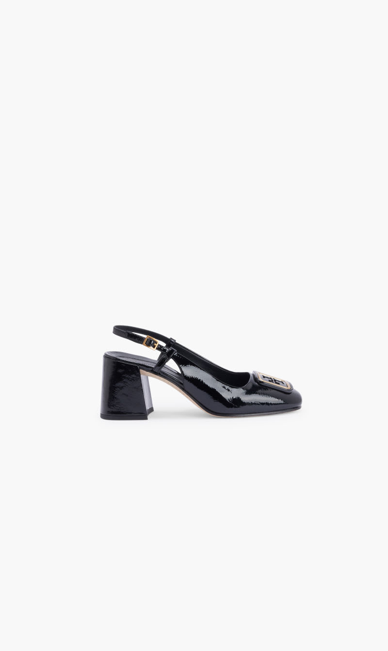 

Tory Burch Black Georgia Slingback 70mm for Women | The Deal Outlet