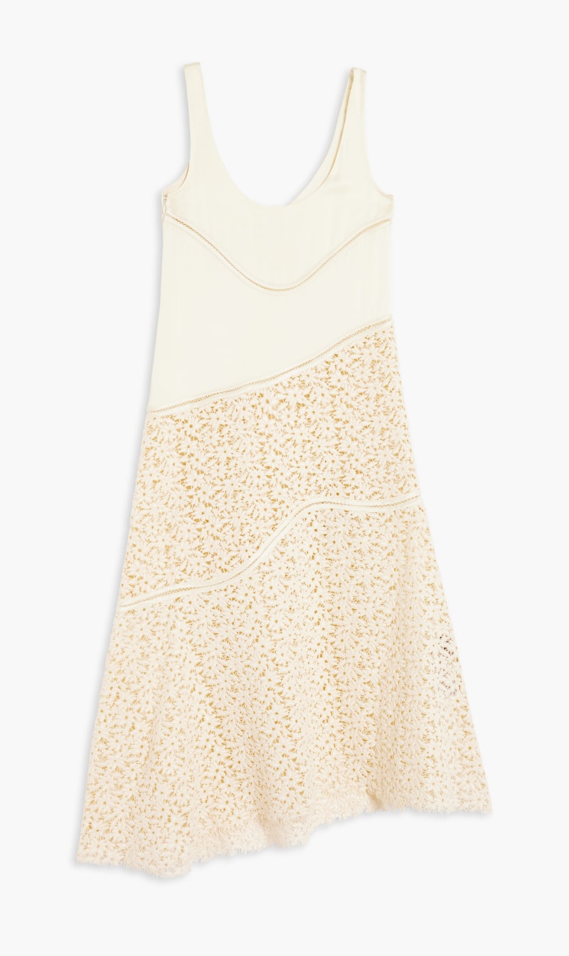 

Jil Sander Beige Sleeveless Cotton Dress for Women | The Deal Outlet