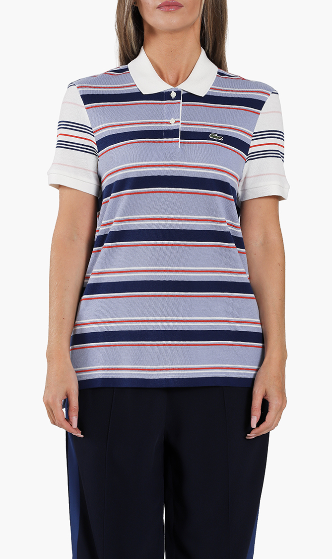 

Lacoste Regular Fit Stripes Polo Shirt