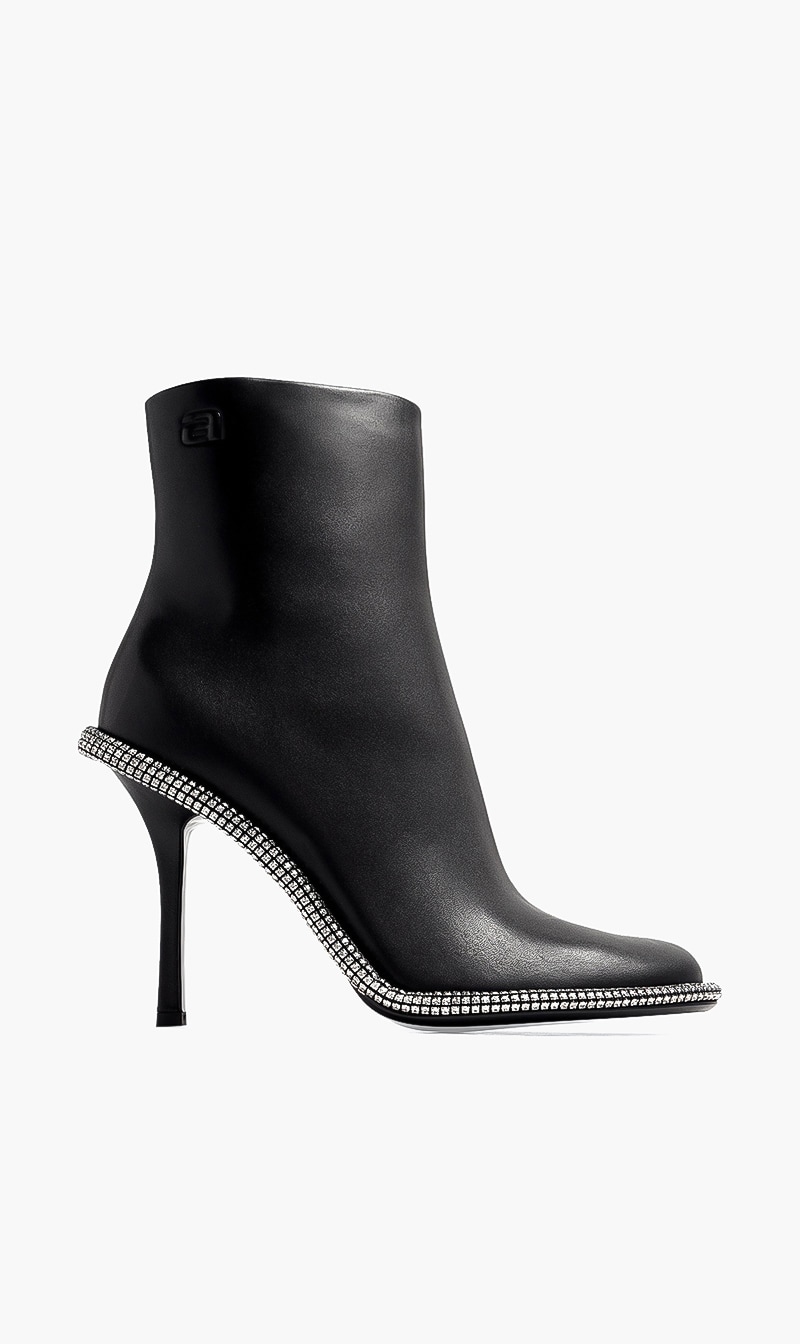 

Alexander Wang Black Kira 105 Ankle Boot for Women | The Deal Outlet