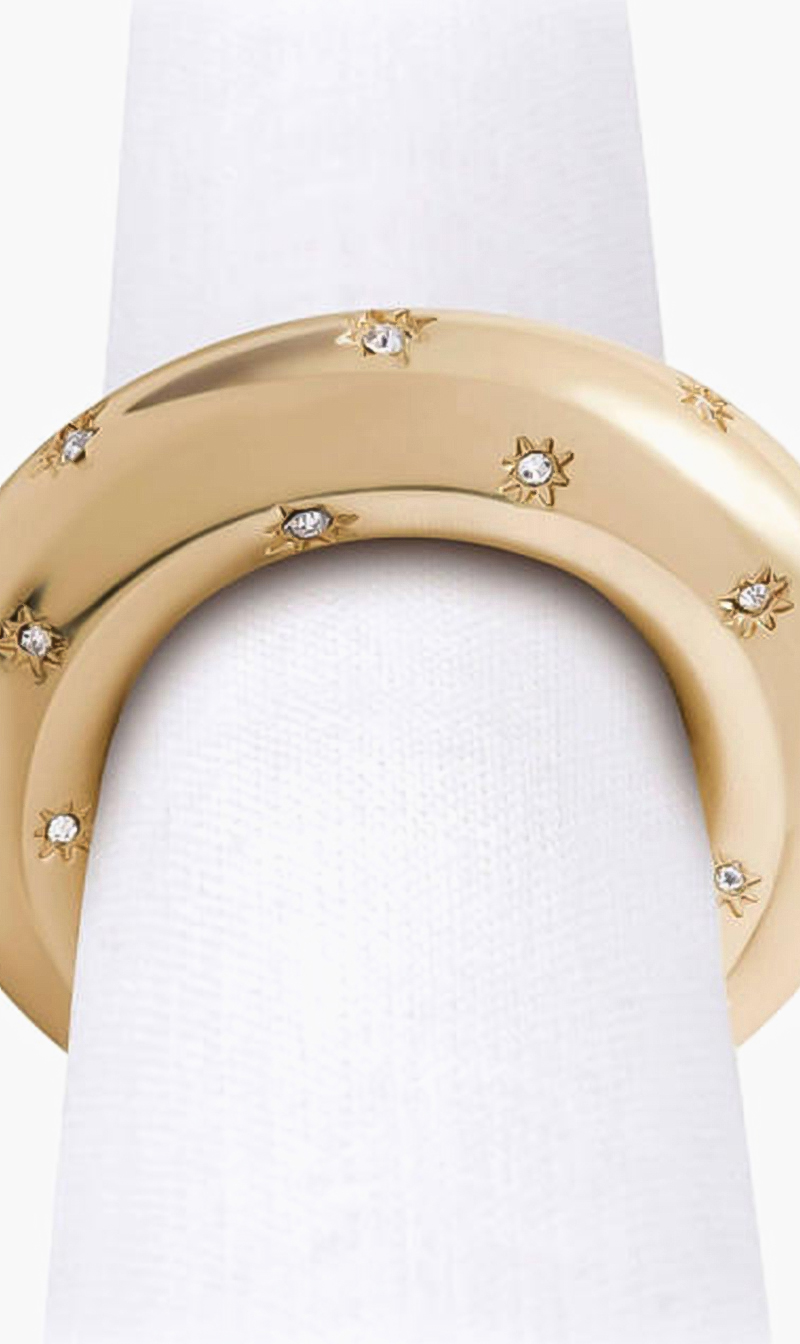 

L'objet Stars Gold Napkin Rings