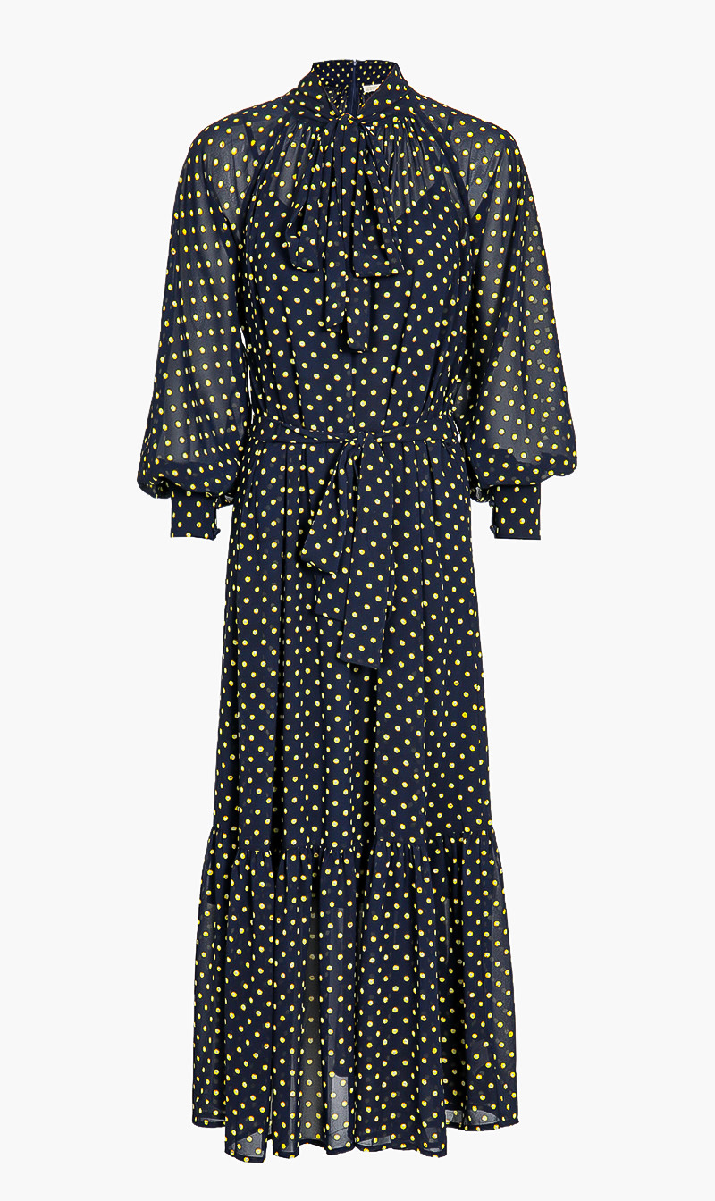 

Michael Kors Blue Polka Dot Dress for Women | The Deal Outlet