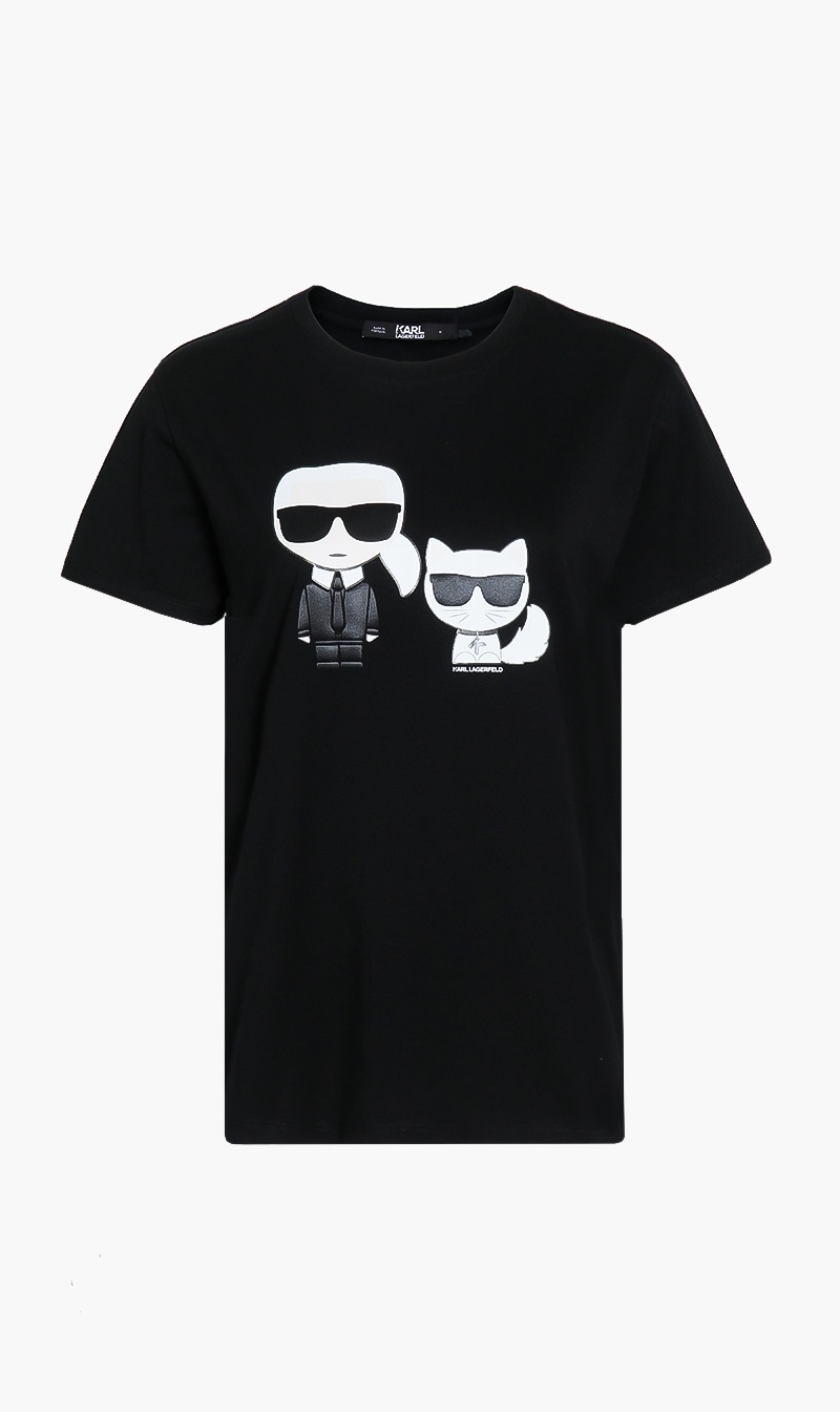 

Karl Lagerfeld Ikonik Karl & Choupette Tshirt