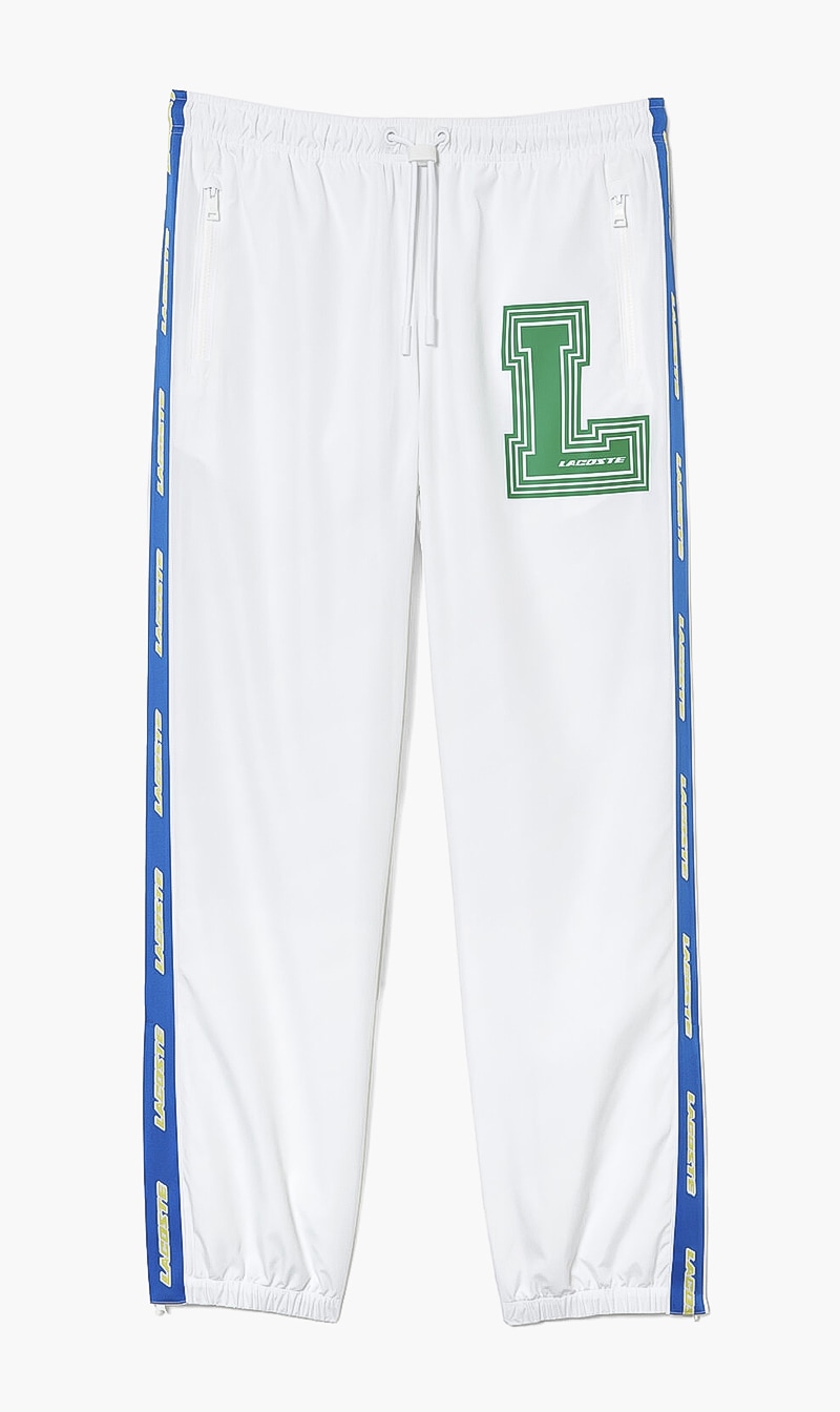 

Lacoste White Relaxed Fit Trackpants for Men | The Deal Outlet