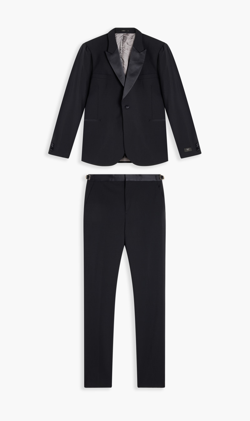 

Gents Tailored Eve 1 Btn Suit, Black