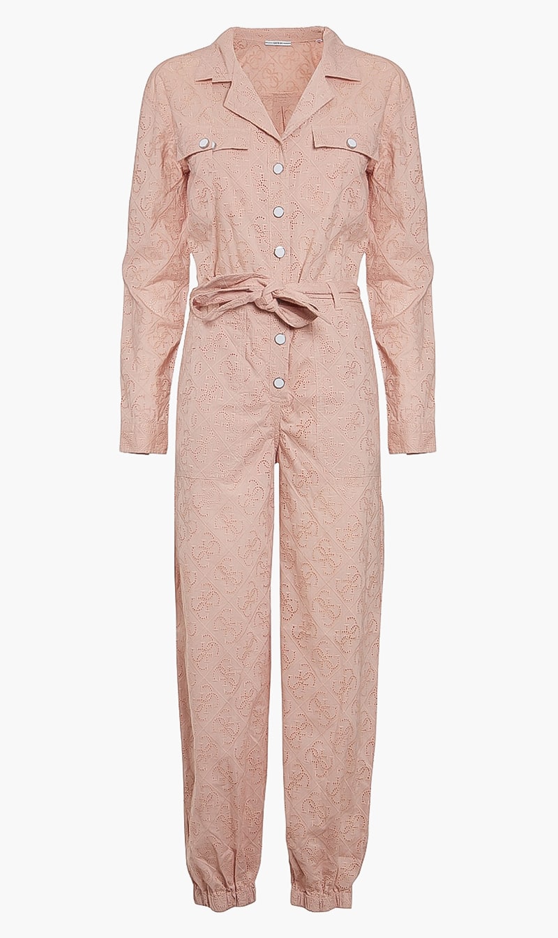 

Embroidered Jumpsuit, Pink