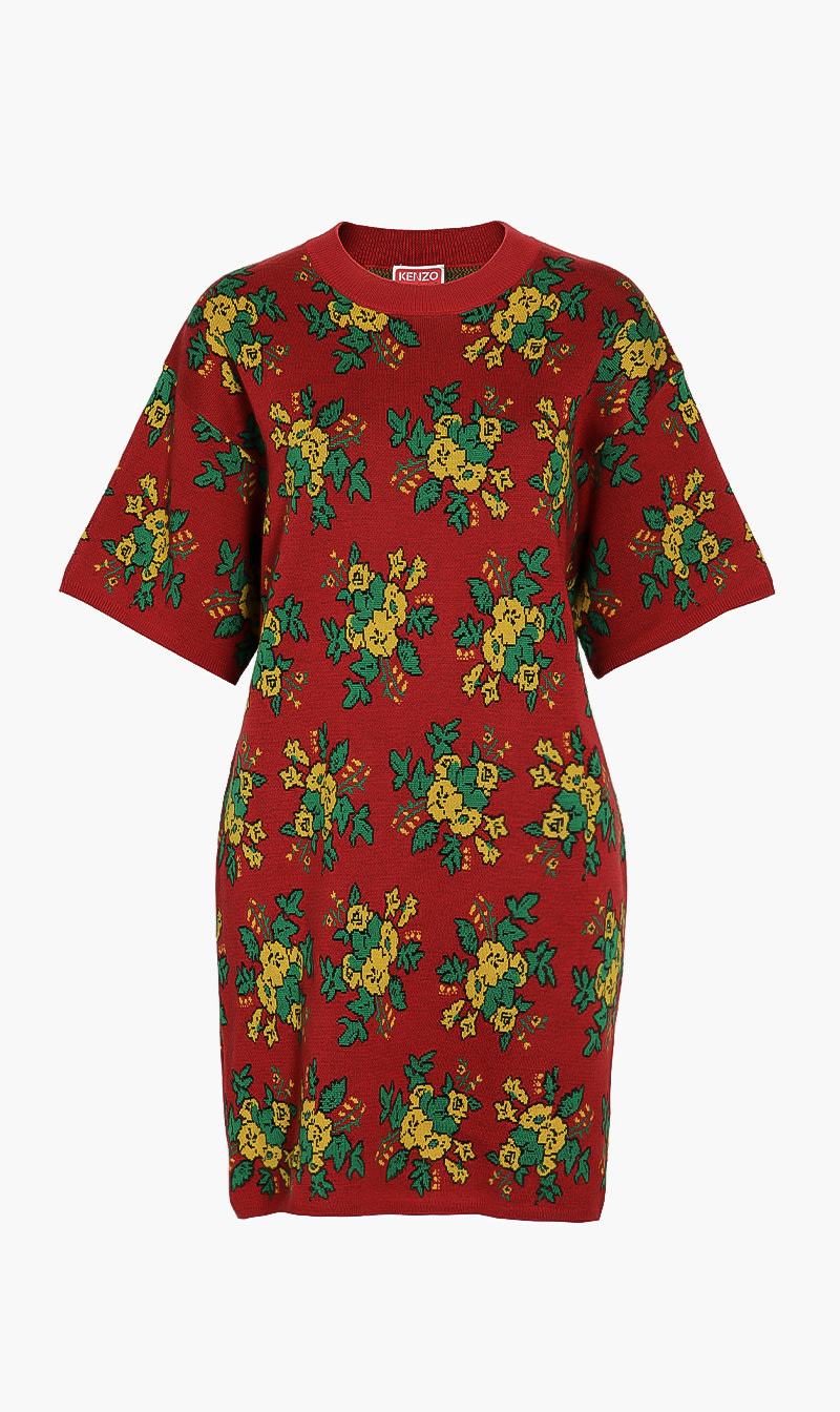 

Pop Bouquet Jacquard Dress