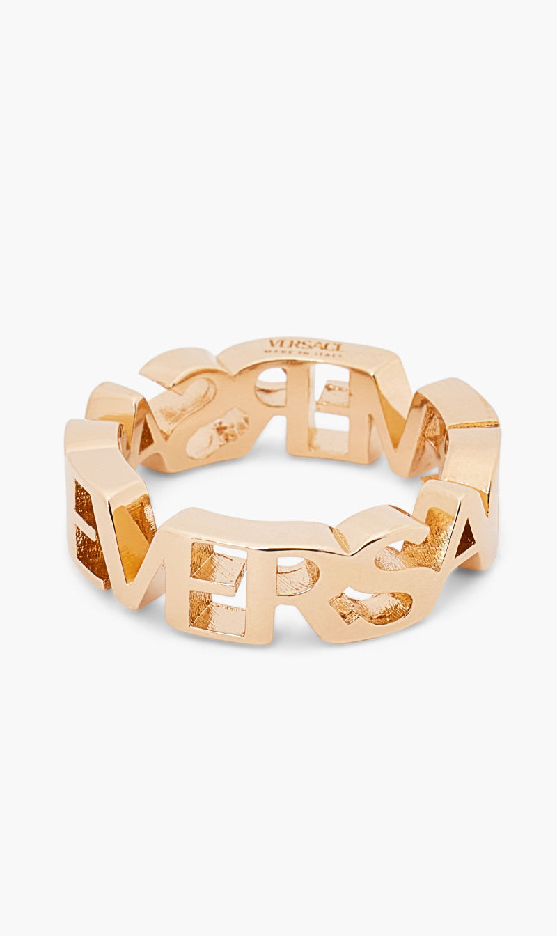 

Versace Gold Logo Ring for Women | The Deal Outlet