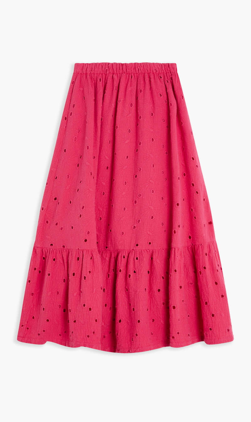 

Tartine Et Chocolat Pink Rose A Line Skirt for Kids | The Deal Outlet