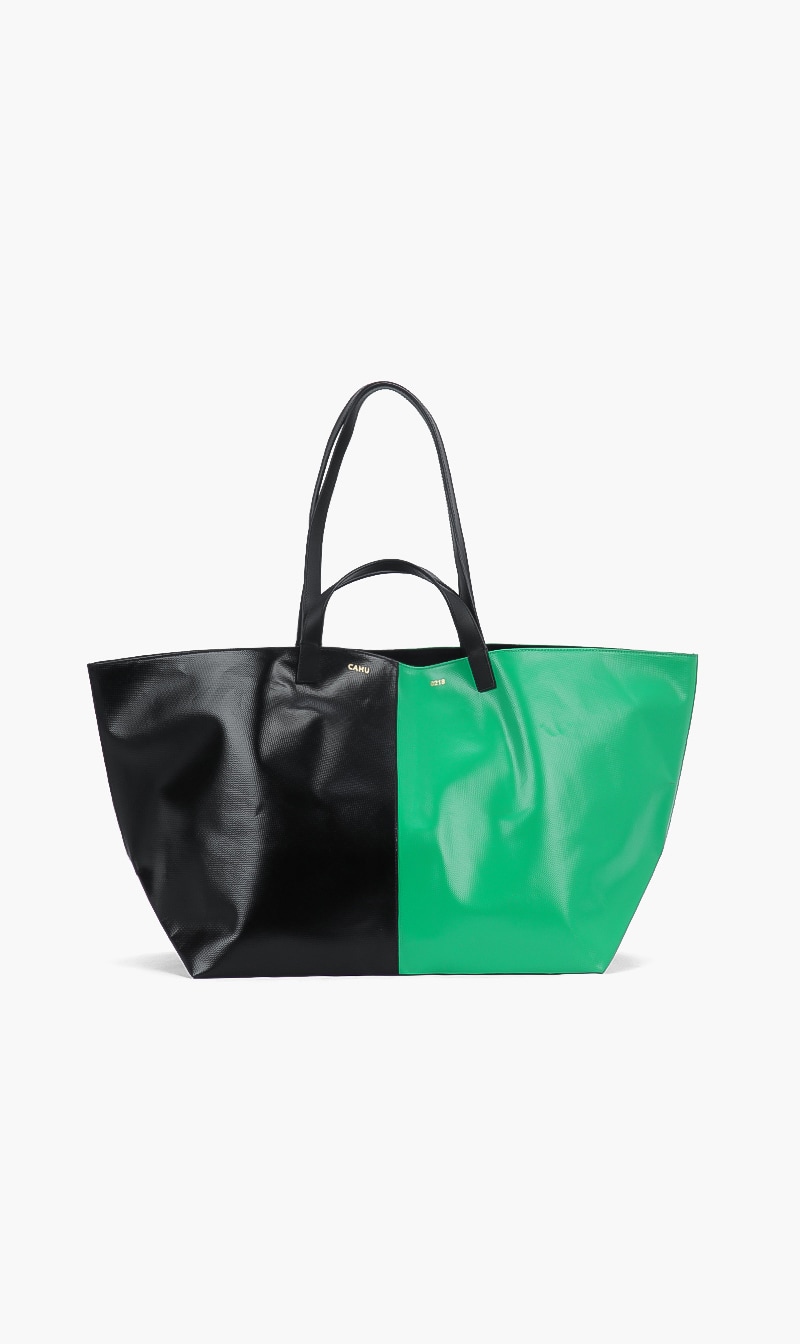 

Cahu Green Pratique Medium Tote Bag for Women | The Deal Outlet