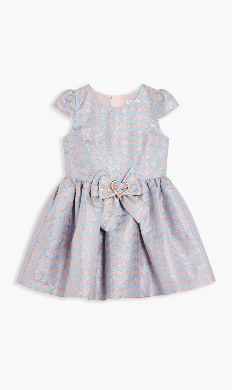 

Angel's Face Blue Chess Houndstooth Dress Bluerose Gold for Girls | The Deal Outlet