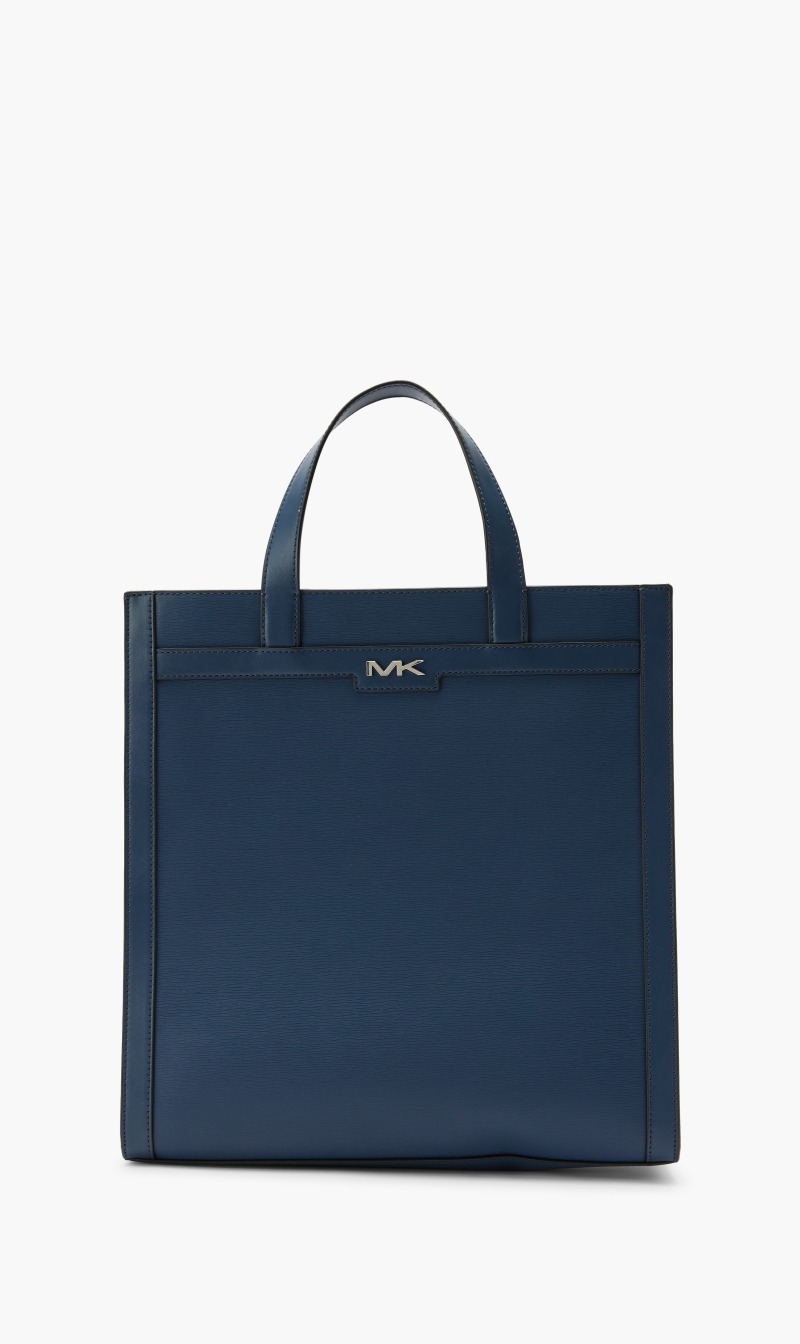 

Michael Kors Blue Cooper Ns Structured Tote for Kids | The Deal Outlet