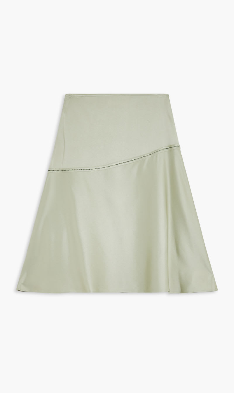 

Jil Sander Green Skirt 50 Emb (wq350600) Enverse Satin -shiny Side for Women | The Deal Outlet