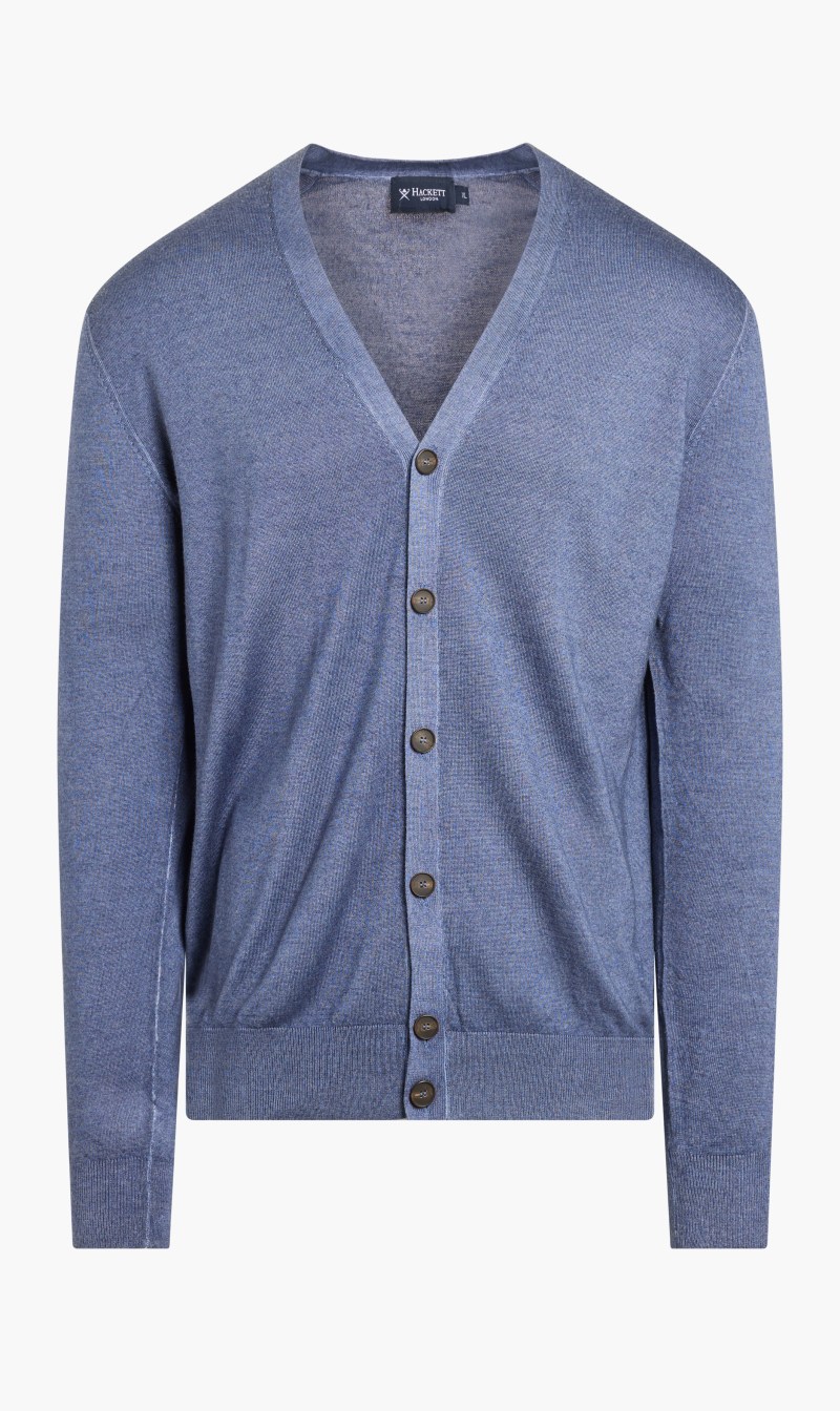 

Hackett London Blue Cardigan for Men | The Deal Outlet