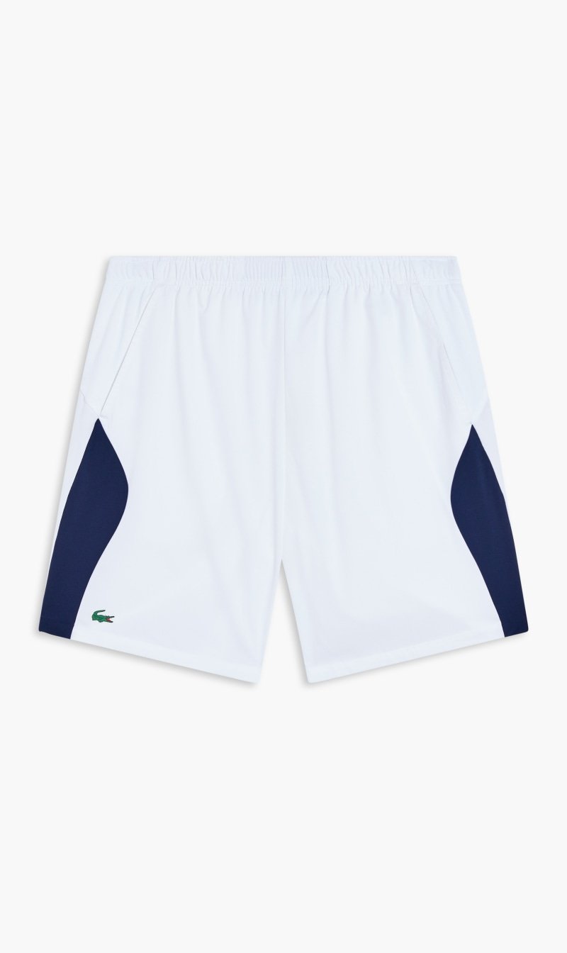 

Lacoste White Classic Logo Shorts for Men | The Deal Outlet