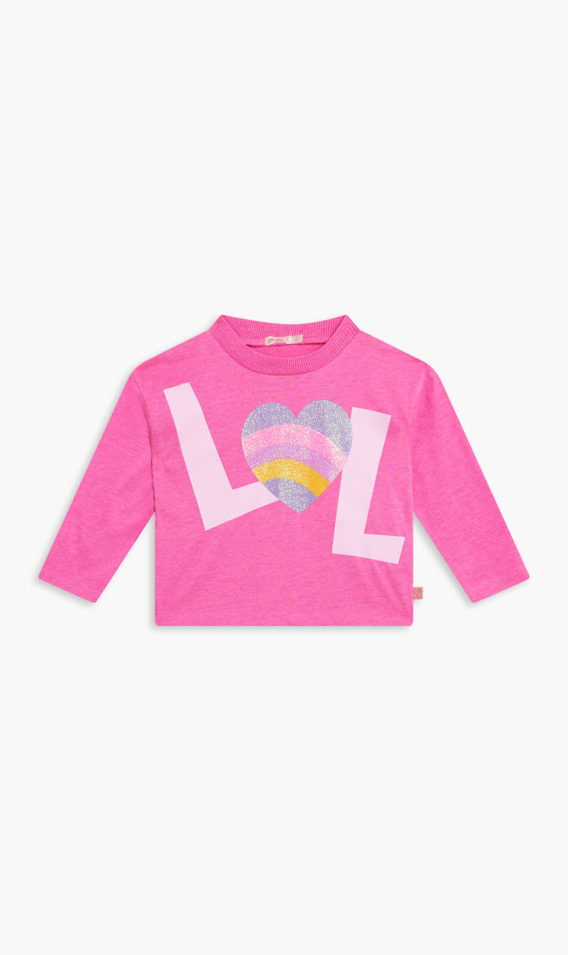 

Billieblush Pink Long Sleeve T-shirt for Girls | The Deal Outlet