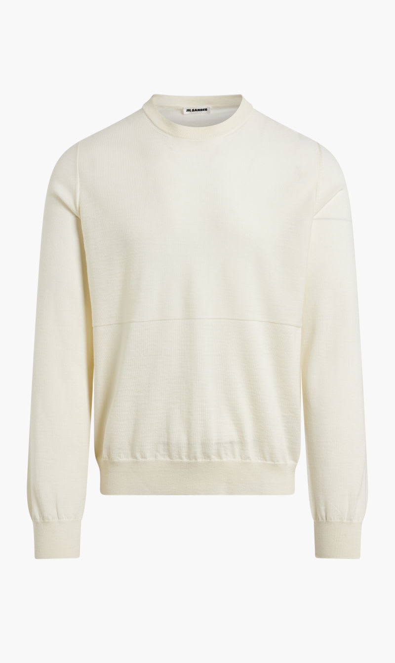 

Jil Sander Beige Sweater Cn Ls Superfine Merino Wool for Men | The Deal Outlet