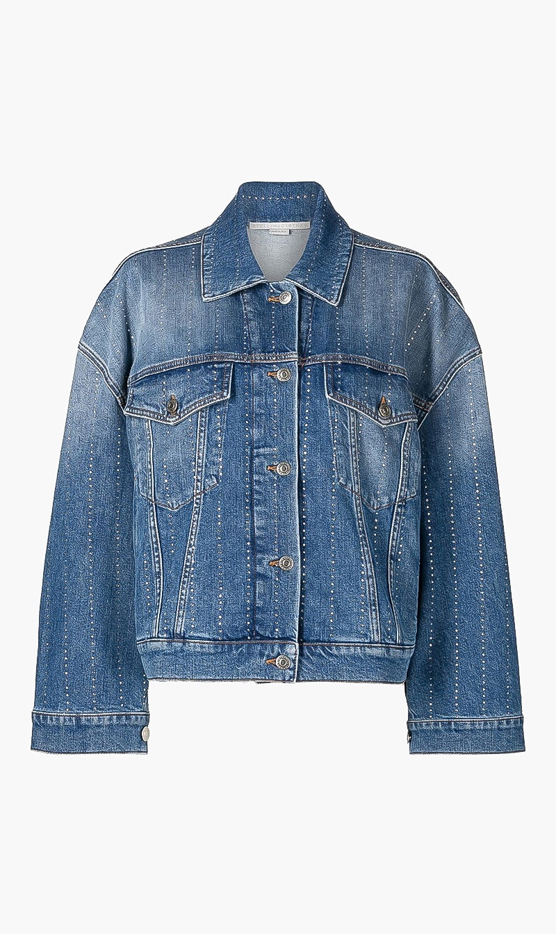 

Hotfix Stripes Denim Jacket, Blue