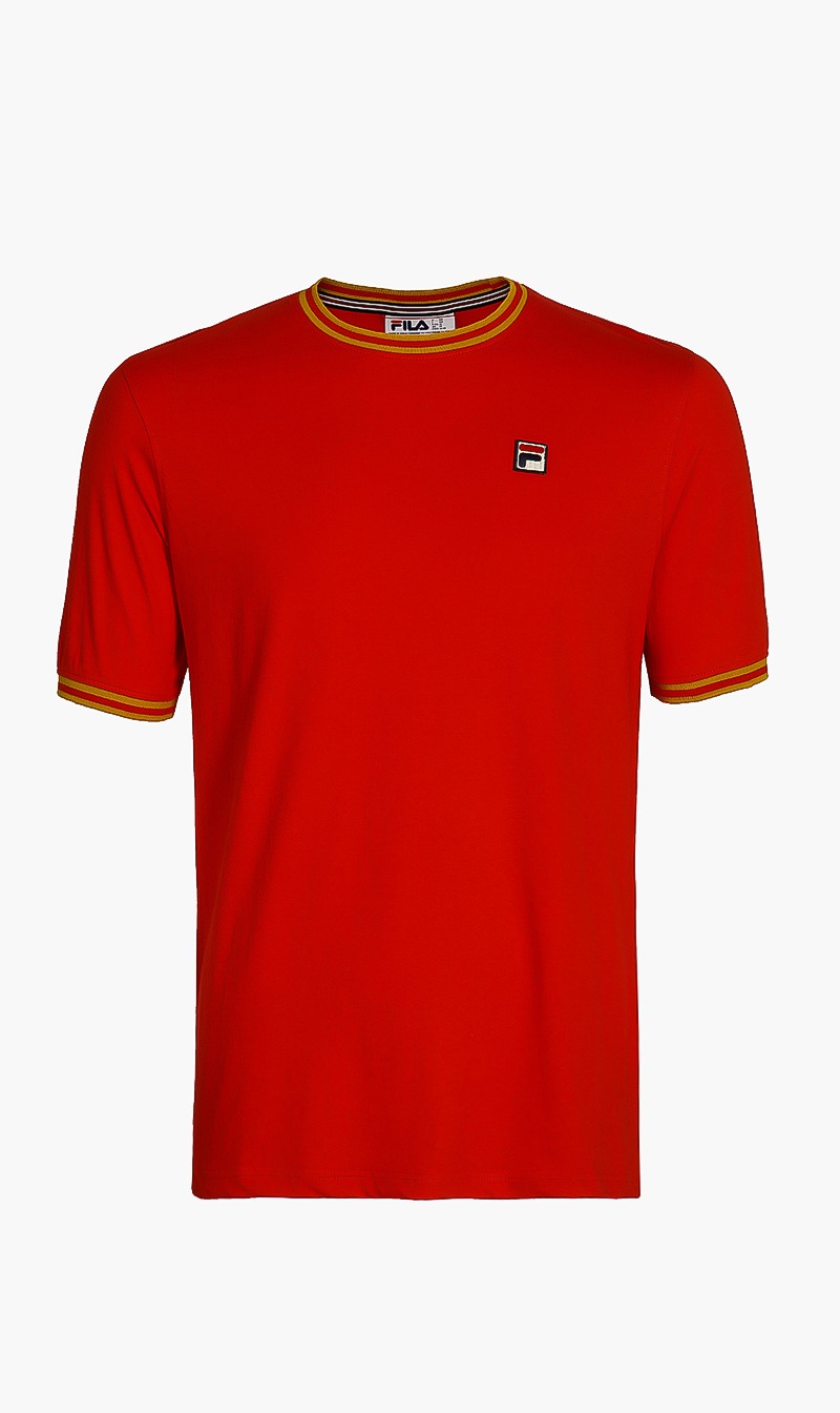 

Fila Red Flank Ringer T-shirt for Men | The Deal Outlet