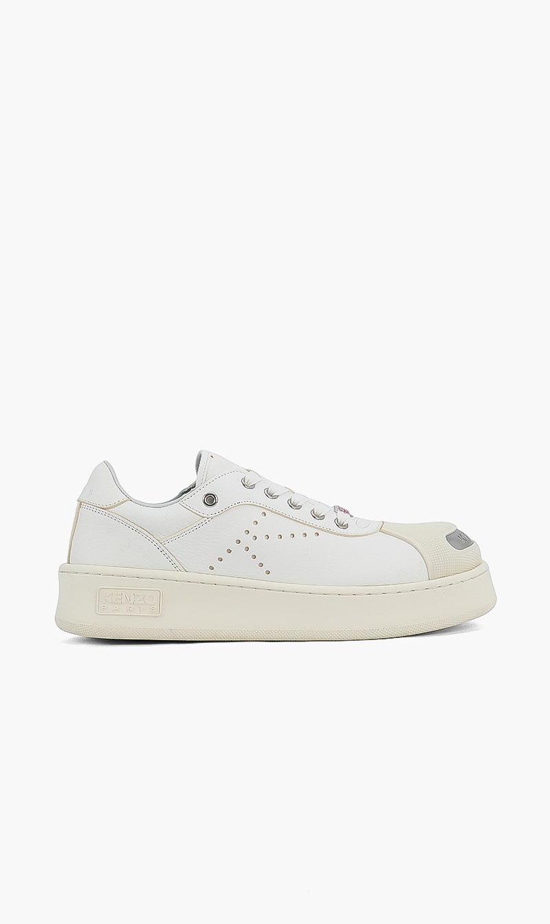 

Kenzo White Hoops Low Top Sneakers for Women | The Deal Outlet