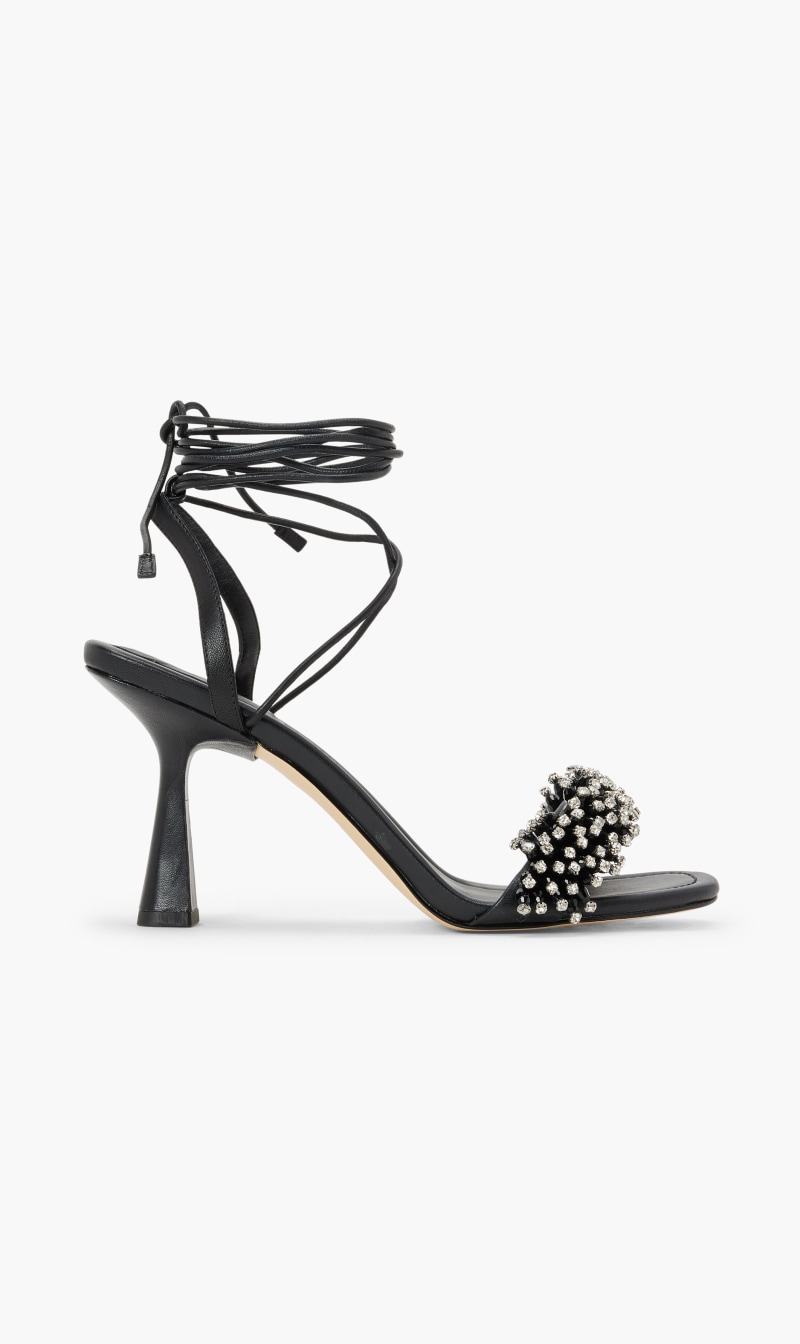 

Michael Kors Black Lucia Sandal for Women | The Deal Outlet