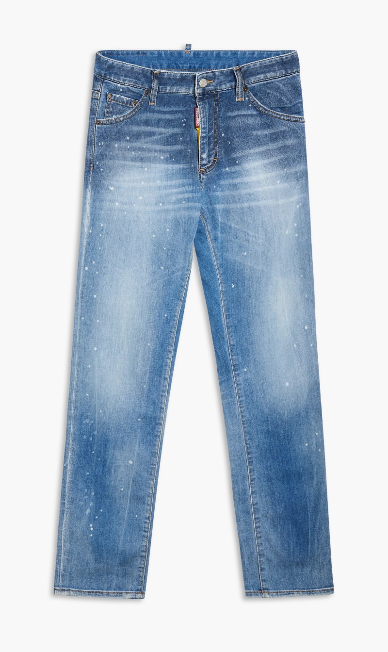 

Dsquared2 Blue Retro 5 Pocket Pants for Men | The Deal Outlet