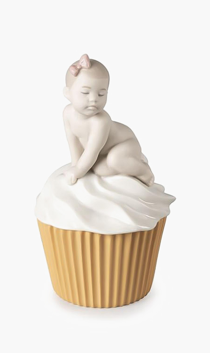 

Lladro My Sweet Cupcake. Girl Figurine