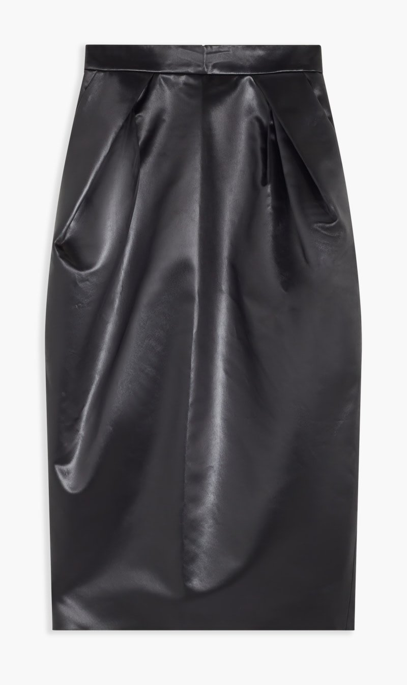 

Maison Margiela Black Avp Black Midi Skirt for Women | The Deal Outlet