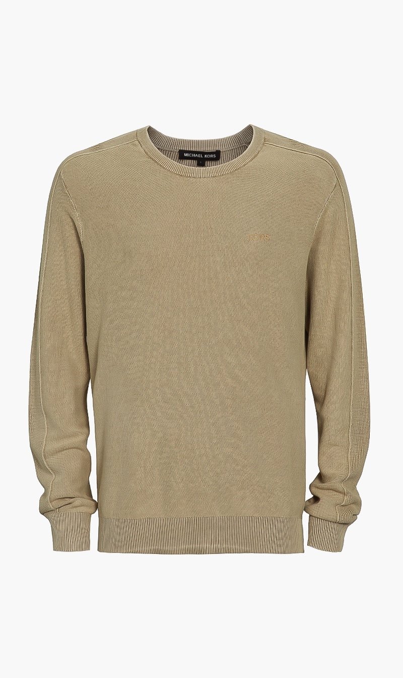 

Michael Kors Brown Garment Dyed Sweater for Men | The Deal Outlet