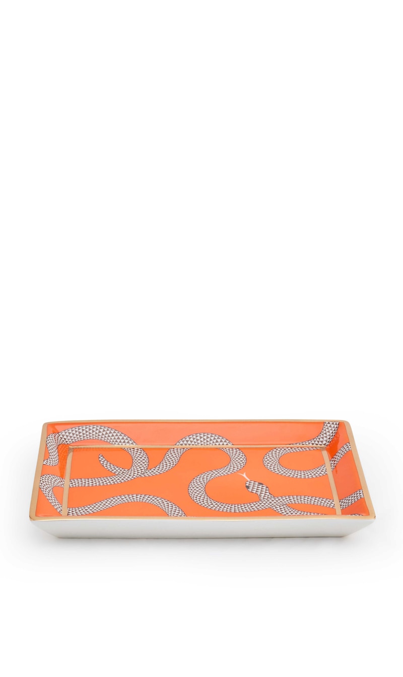 

Eden Rectangular Tray, Orange