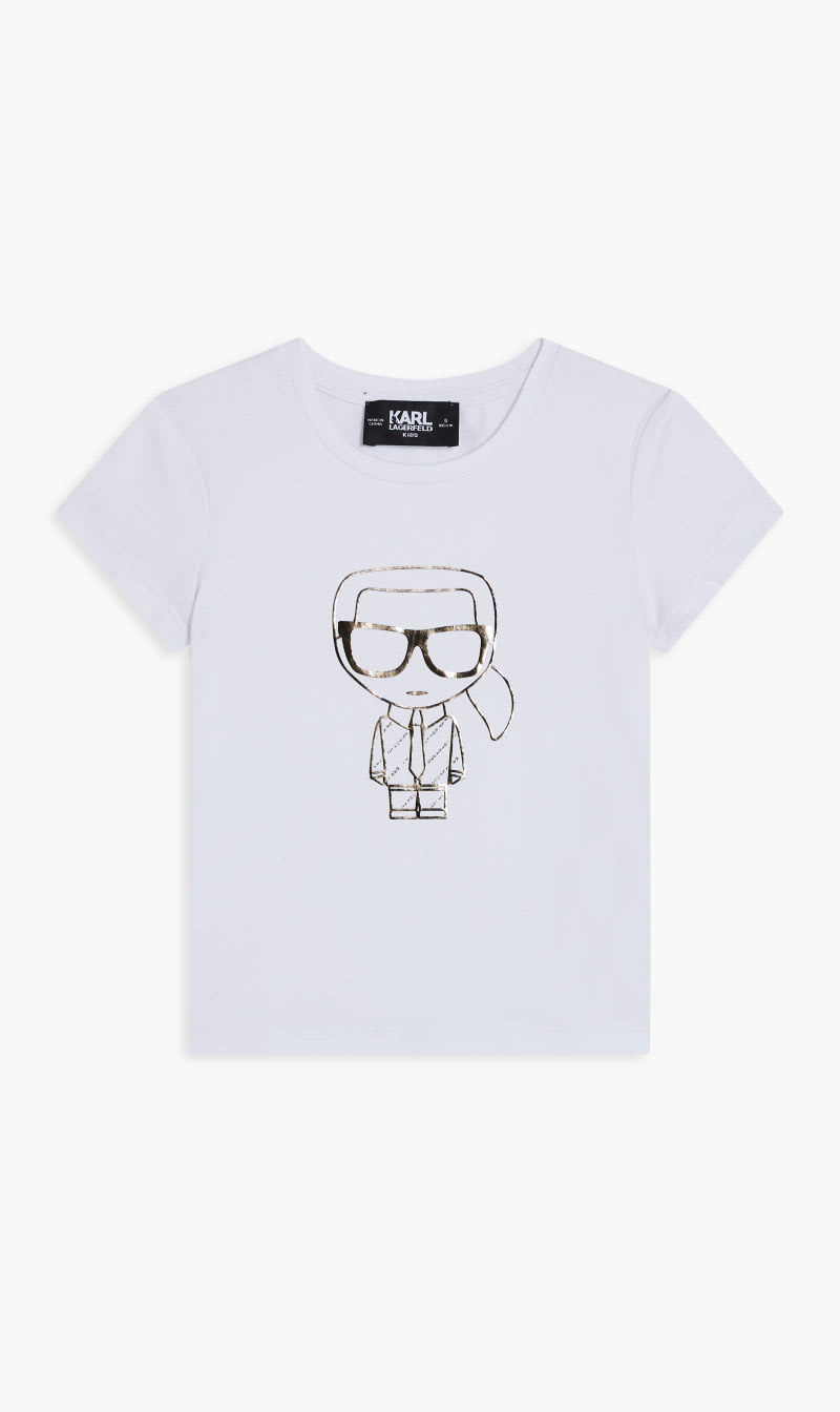 

Karl Lagerfeld White Short Sleeves Tee-shirt for Girls | The Deal Outlet