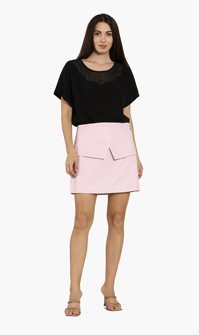 

Emporio Armani Leather Skirt