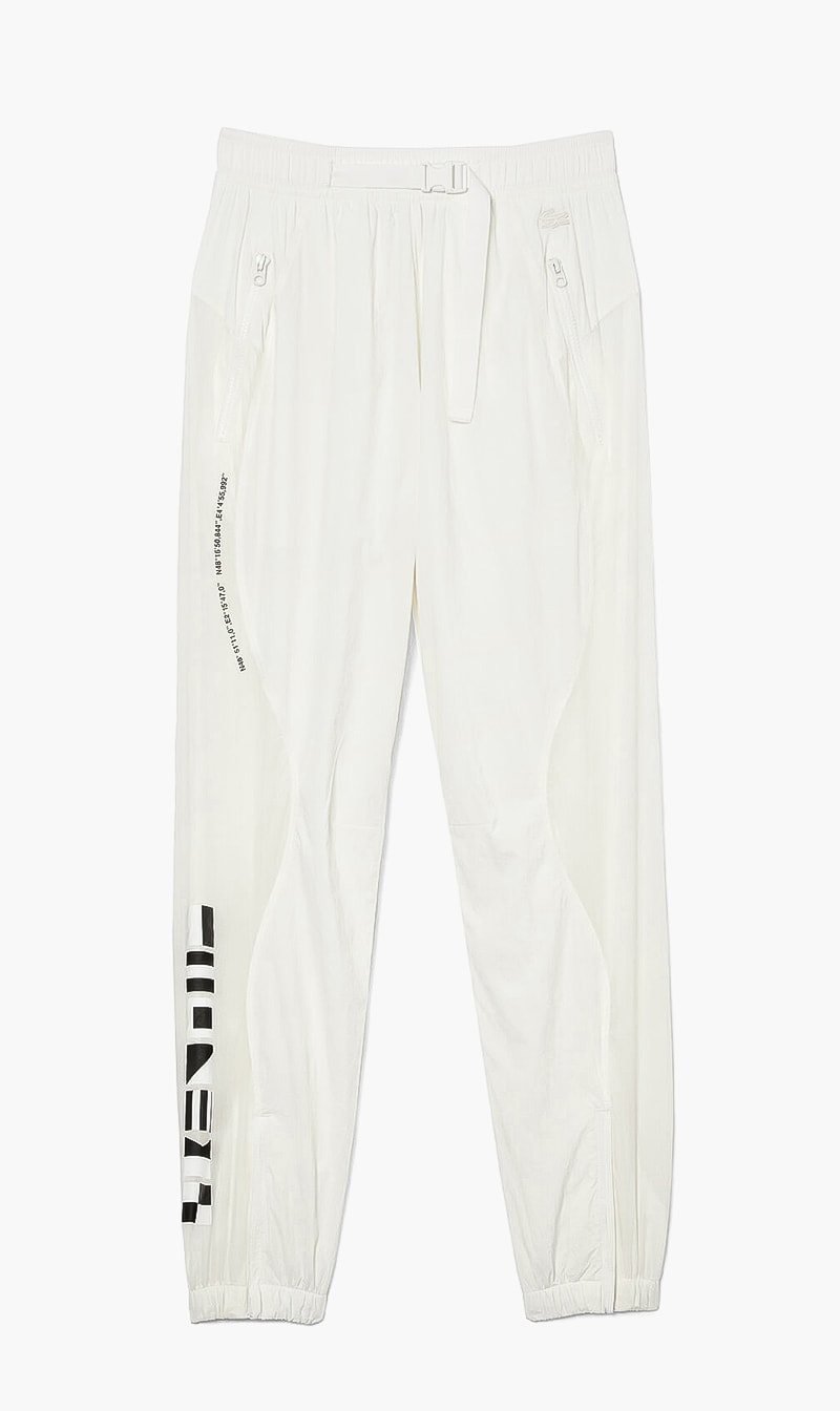 

Lacoste White Classic Logo Track Pants for Women | The Deal Outlet