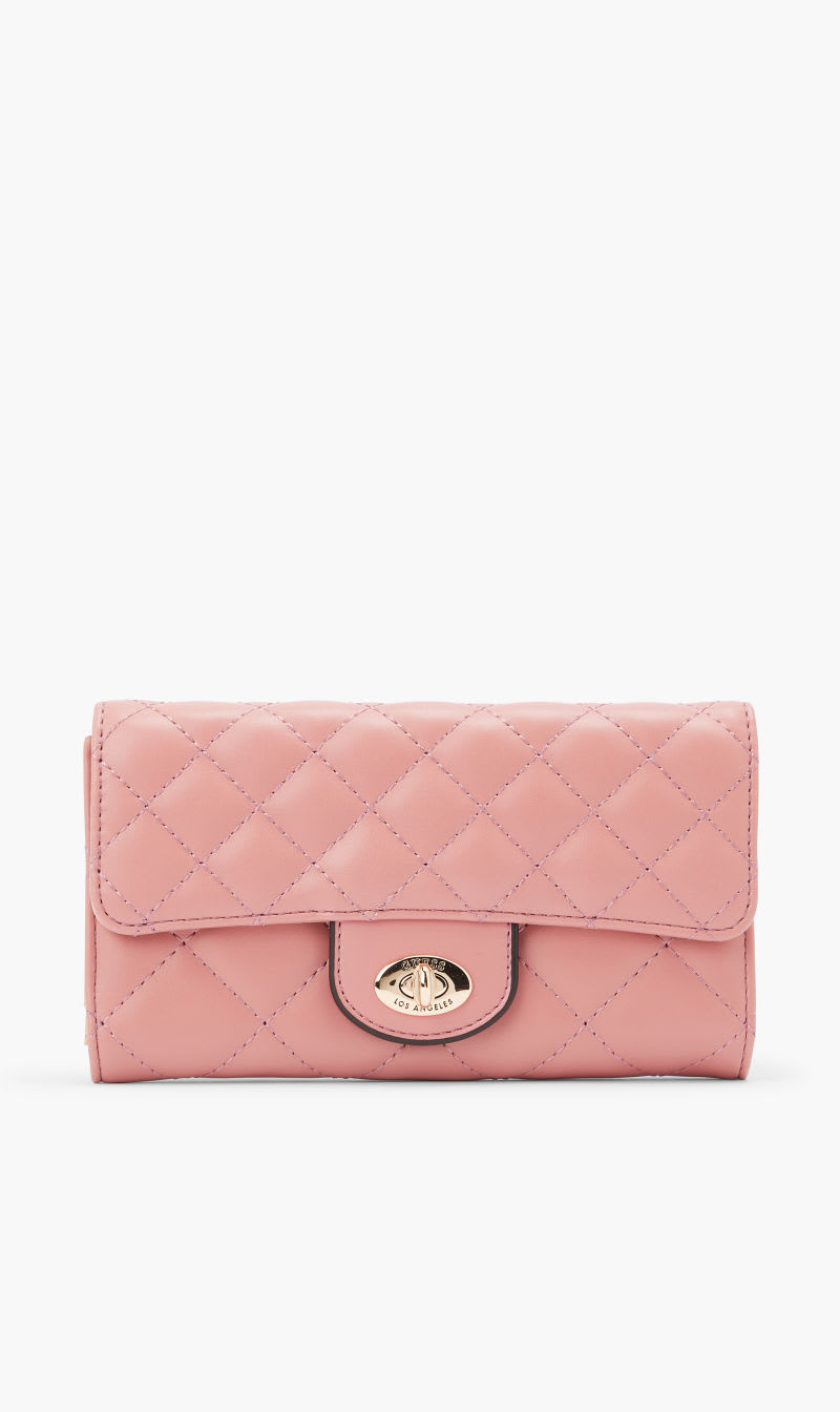 

Guess Pink Stars Hollow Slg Slim Clutch for Women | The Deal Outlet