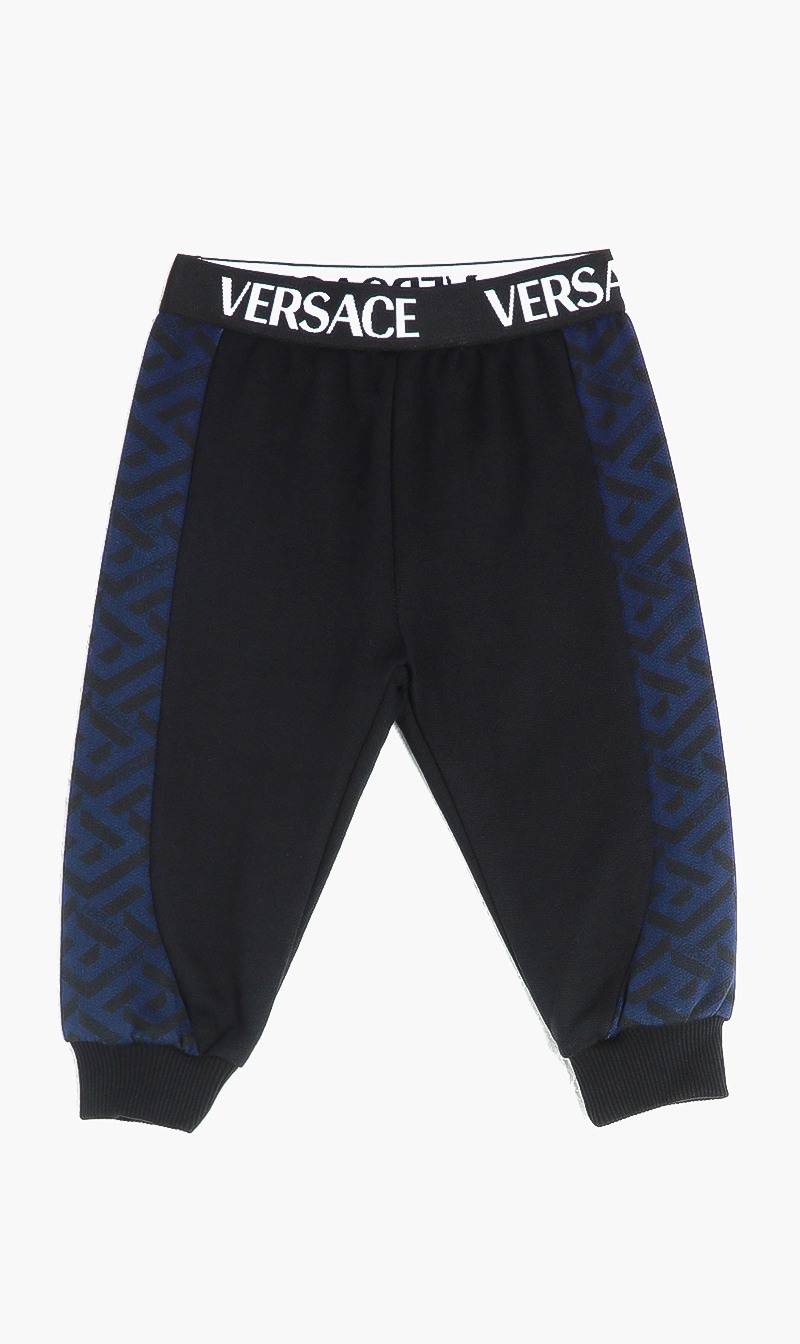 

Versace Black Sweatpant + Greca Signature Kids Fleece | The Deal Outlet