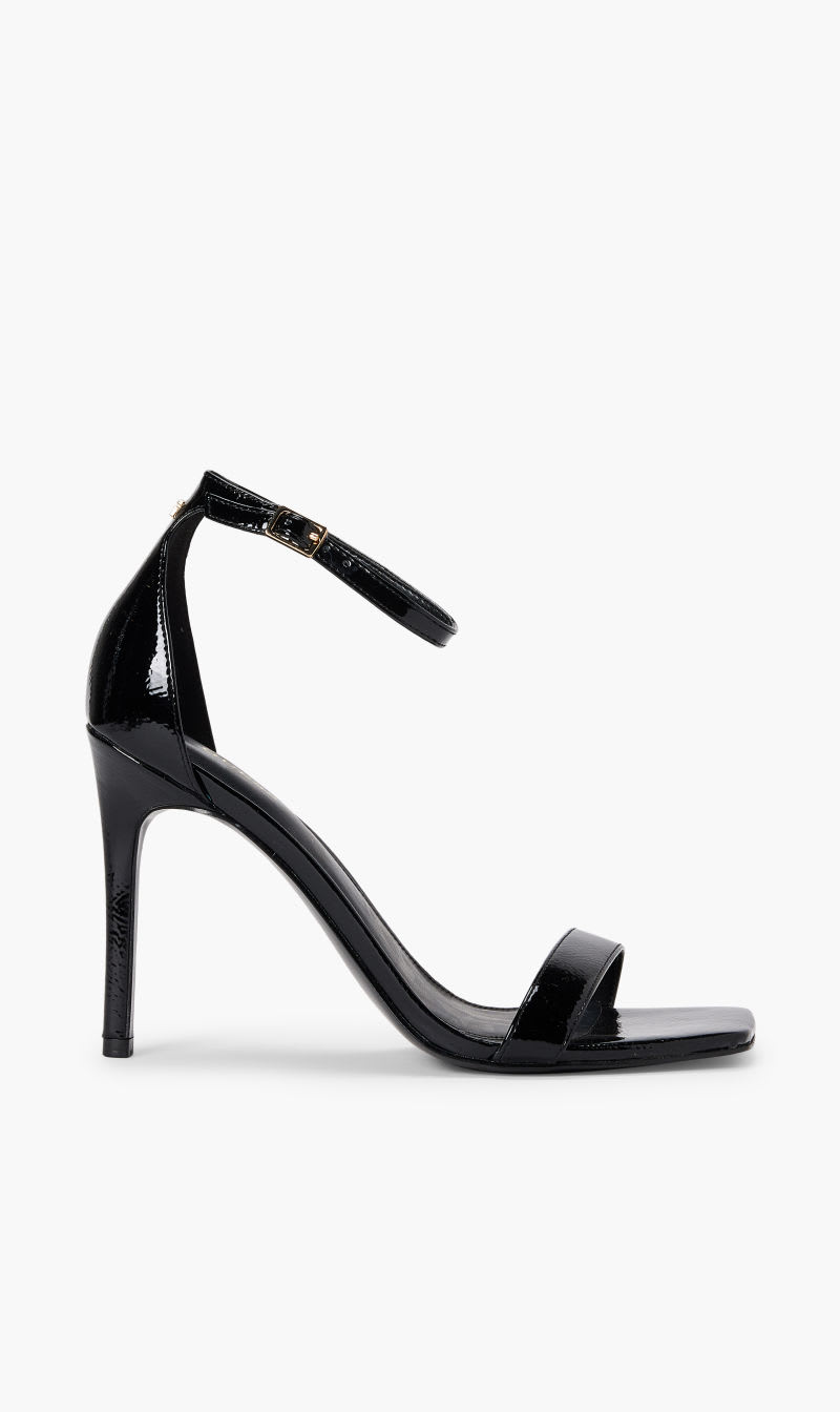 

Guess Black Daytoy Ankle Strap Heels for Women | The Deal Outlet