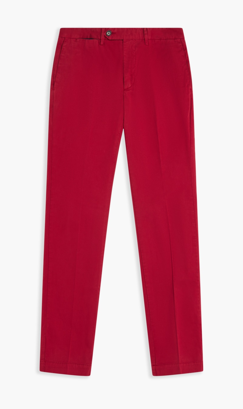 

Hackett London Red Core Kensington Pants for Men | The Deal Outlet