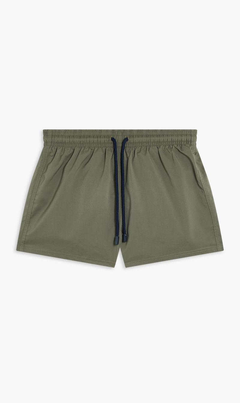 

Vilebrequin Green Plain Swim Trunks for Men | The Deal Outlet