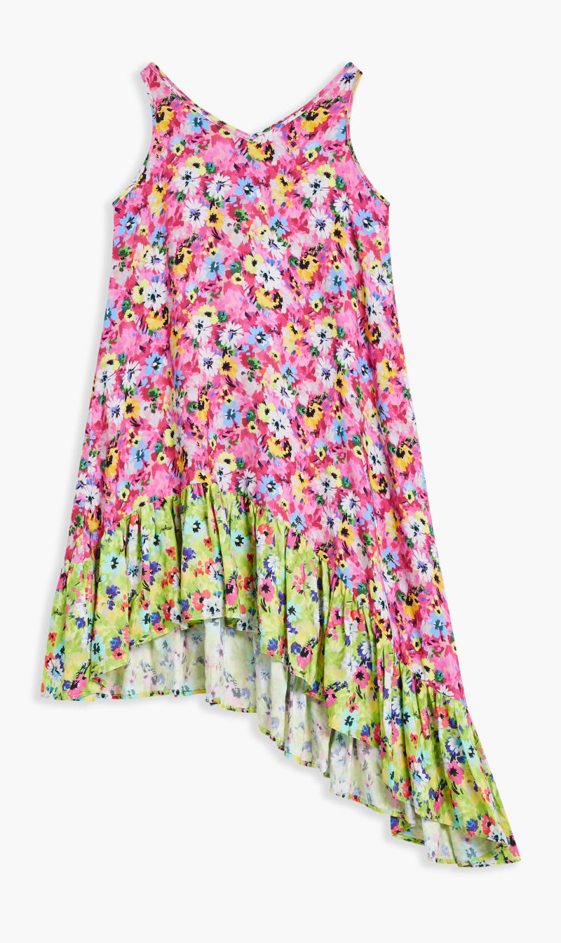 

Msgm Pink Vestito Viscosa Girl for Kids | The Deal Outlet