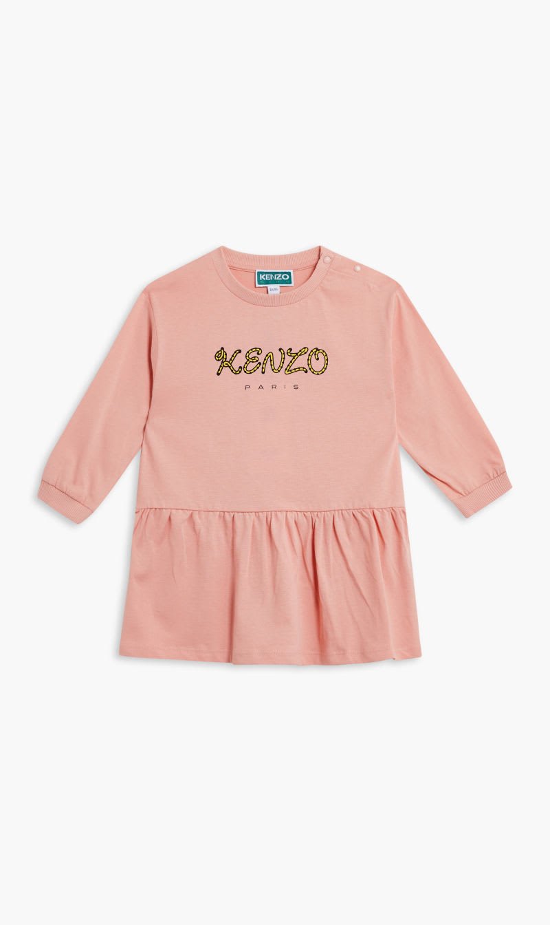 

Kenzo Pink Sweat Dress for Girls | The Deal Outlet