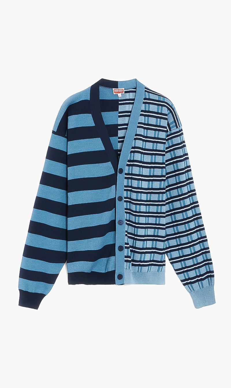 

Seasonal Graphic Cardigan, Blue