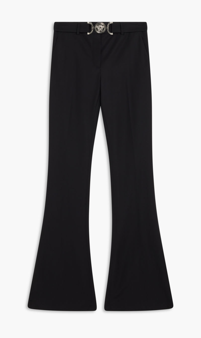 

Versace Black Informal Pant Ecofriendly Tailoring Wool Fabric for Women | The Deal Outlet