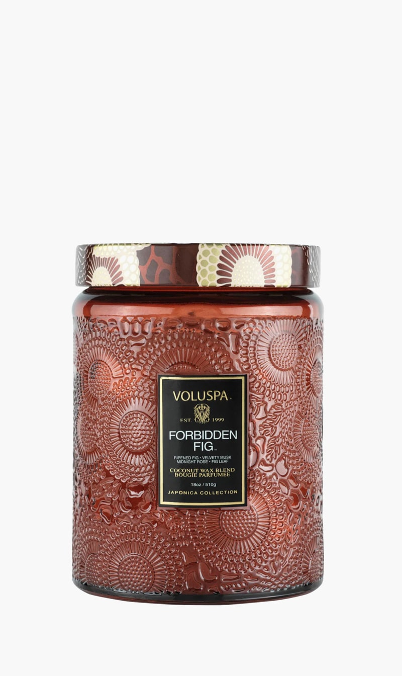 

Forbidden Fig Large Jar Candle, Brown