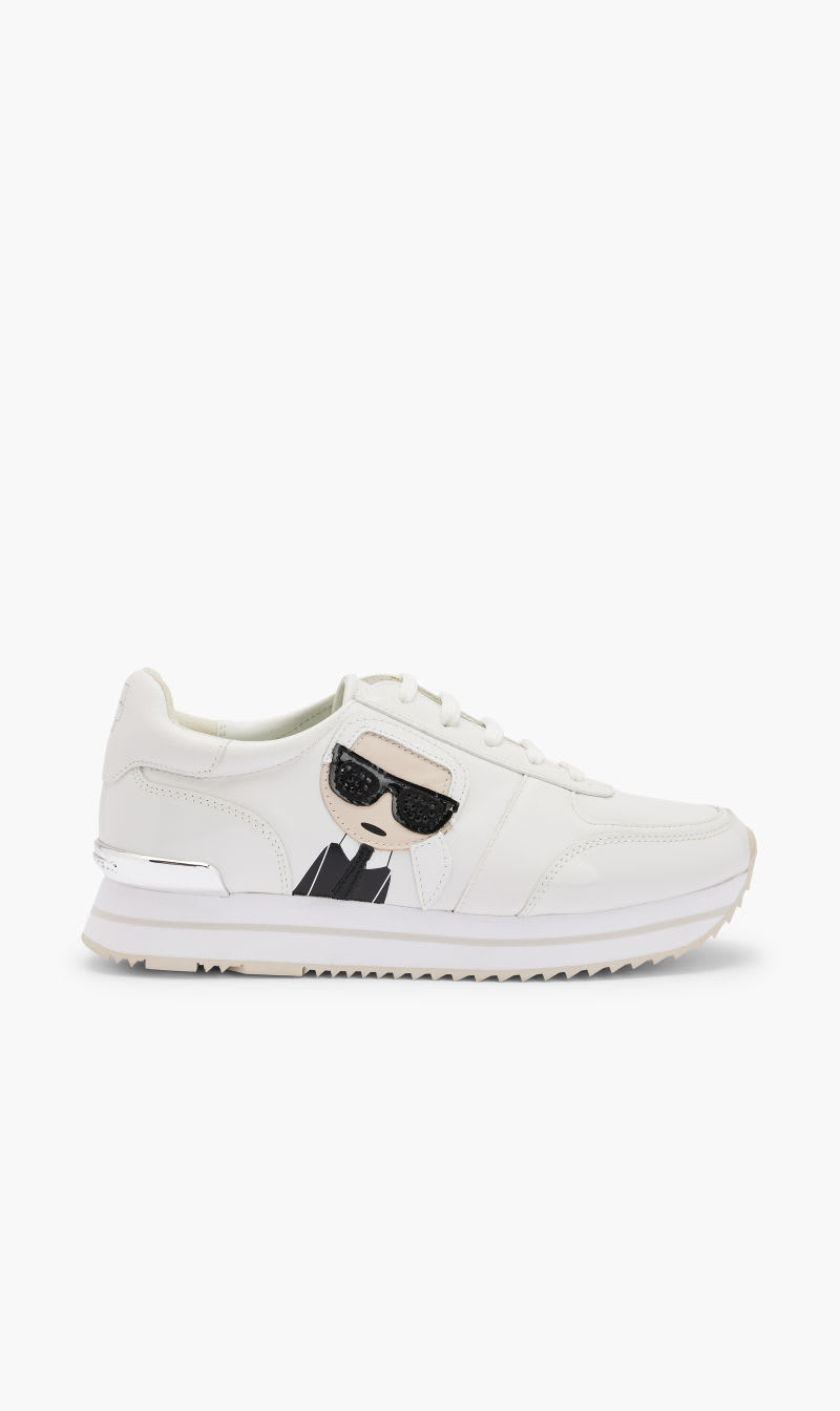 

Karl Lagerfeld White Velocita Ii Karl Ikonic Meteor Lace Black for Women | The Deal Outlet