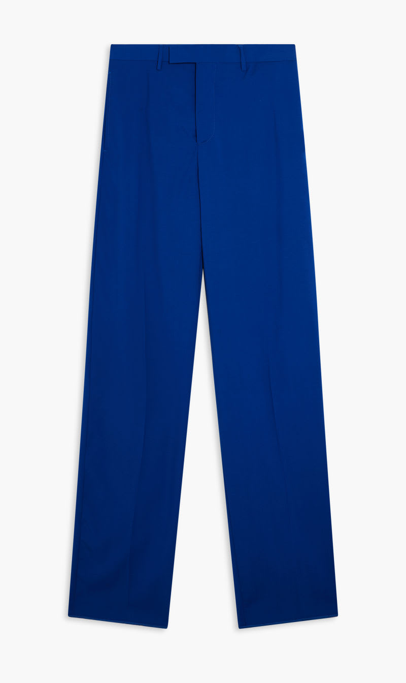 

Versace Blue formal Pant Silk Blend Wool Fabric for Men | The Deal Outlet