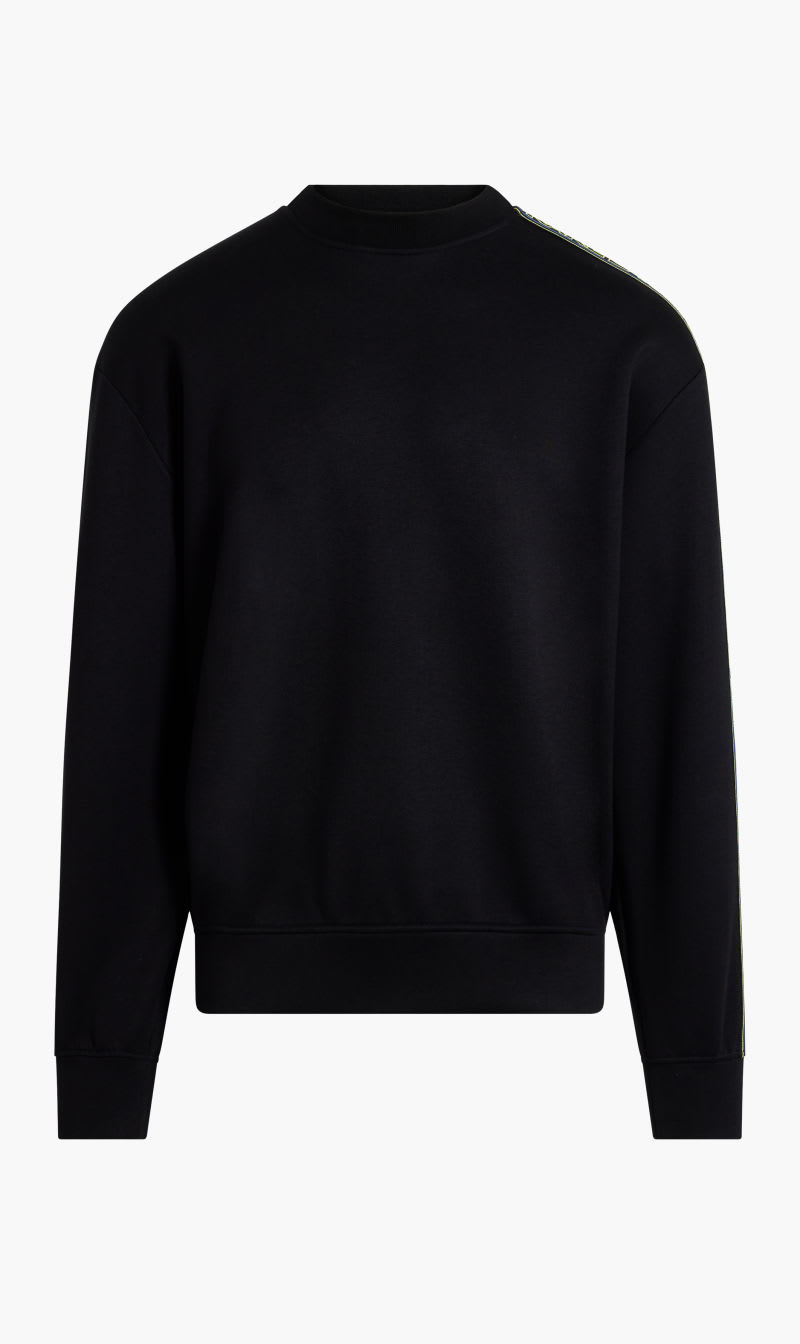 

Karl Lagerfeld Black Logo Tape Sweatshirt for Men | The Deal Outlet